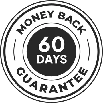 MoomBurn 60-day satisfaction guarantee badge